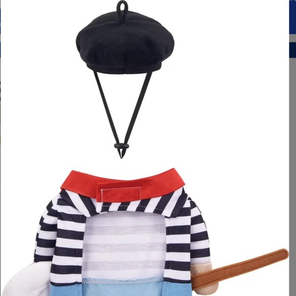 Frisco Front Walking French Artist Dog & Cat Costume, X-Large - Picture 6 of 10